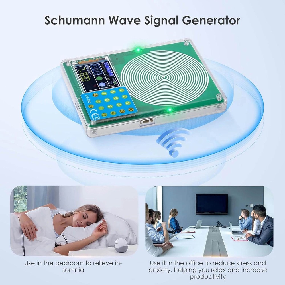 Schumann Resonance Frequency Generator with Numeric Keypad and Auto-Off Timer