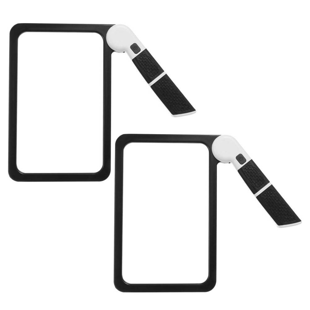 2 Pcs Screen Magnifier for Computer Monitors Handheld Magnifiers
