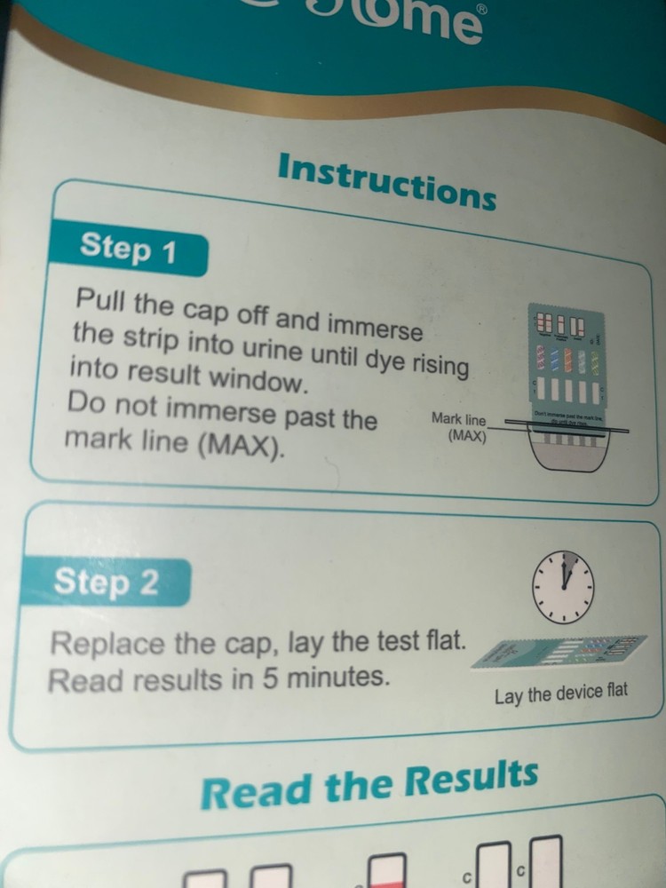 Easy Home Multi Drug Screen Test, Expires 8/27