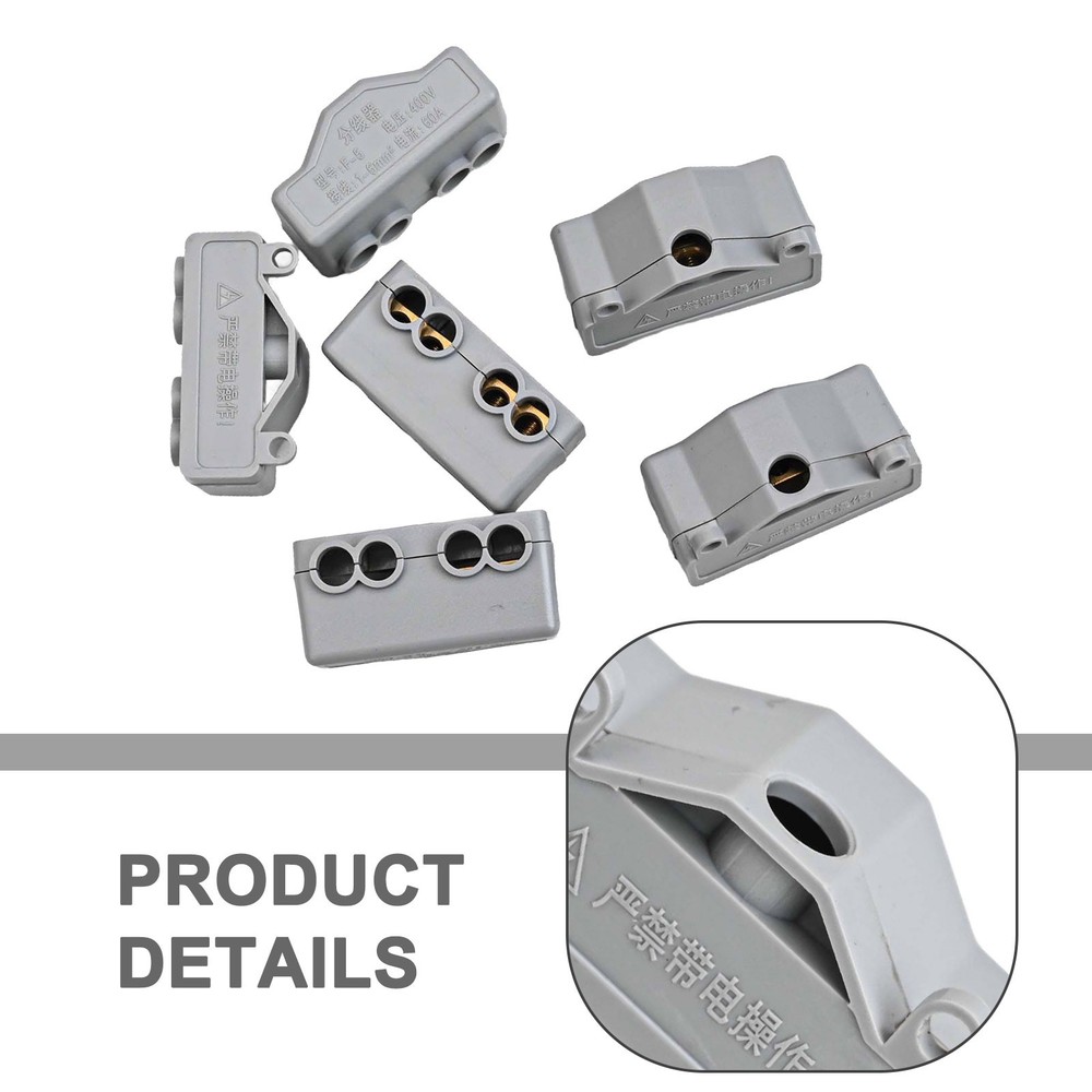 Secure Fixing Quick Terminal Block with Low Resistance Design for Cables