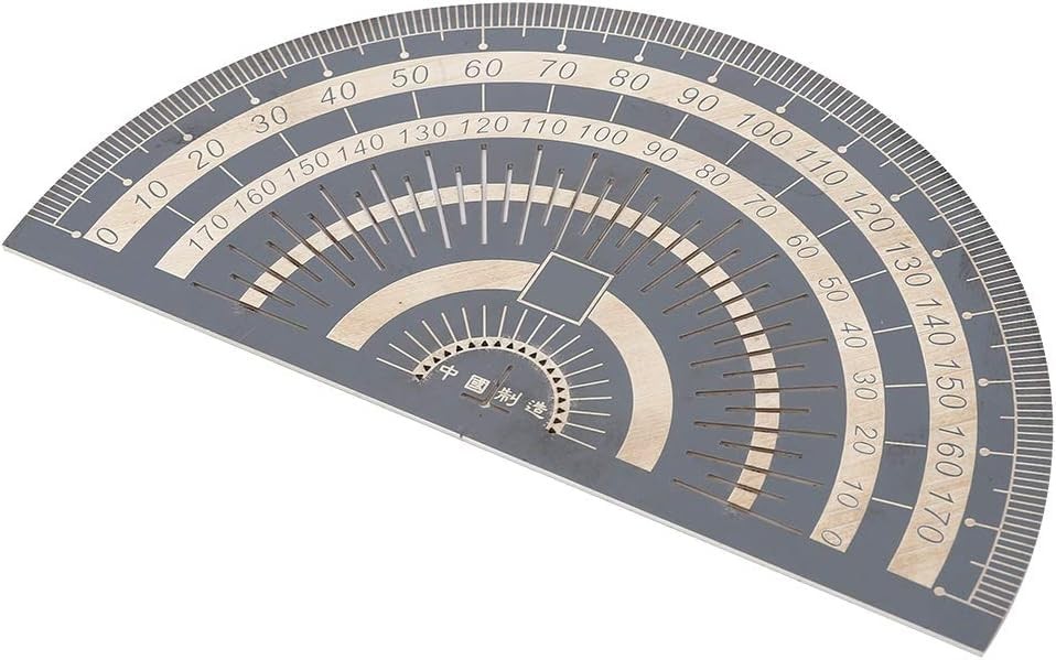 CYSFETENA Precision Marking Protractor, Stainless Steel Angle Protractor Find...