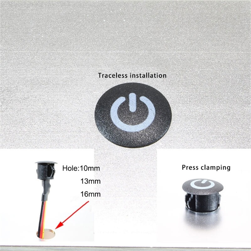 Dimmable Touch Sensors Button Led Controller Manual Touch Dimmer Switches
