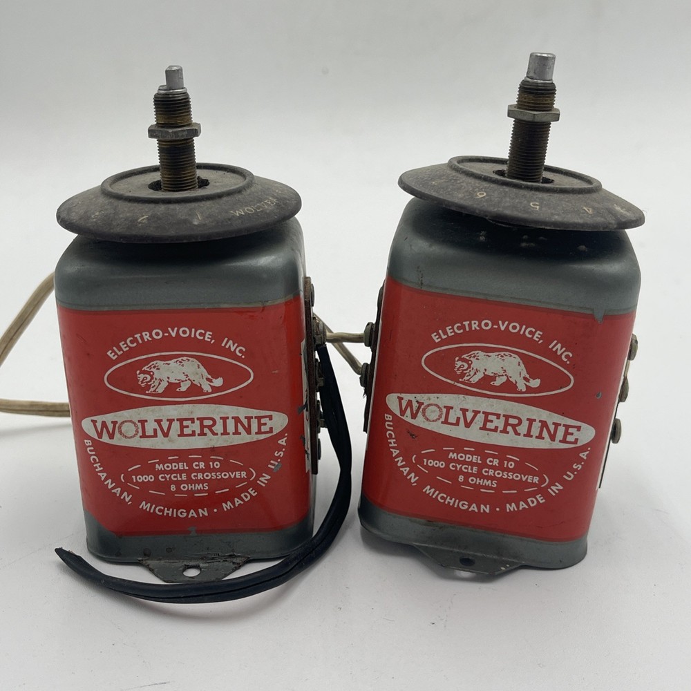 2x Electrovoice EV wolverine crossover model CR-10