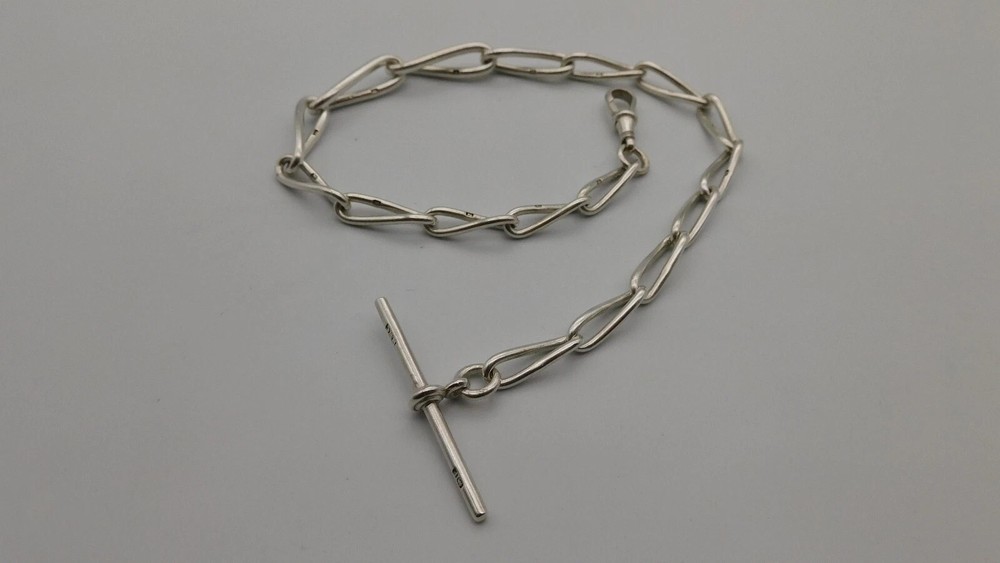 Silver pocket watch chain pocket watch silver chain A116