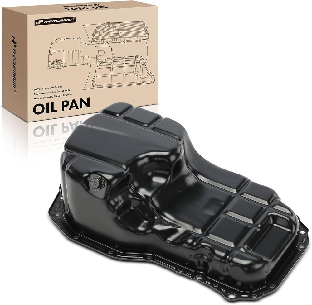 A-Premium Engine Oil Pan Sump with Drain Plug Compatible Mitsubishi...
