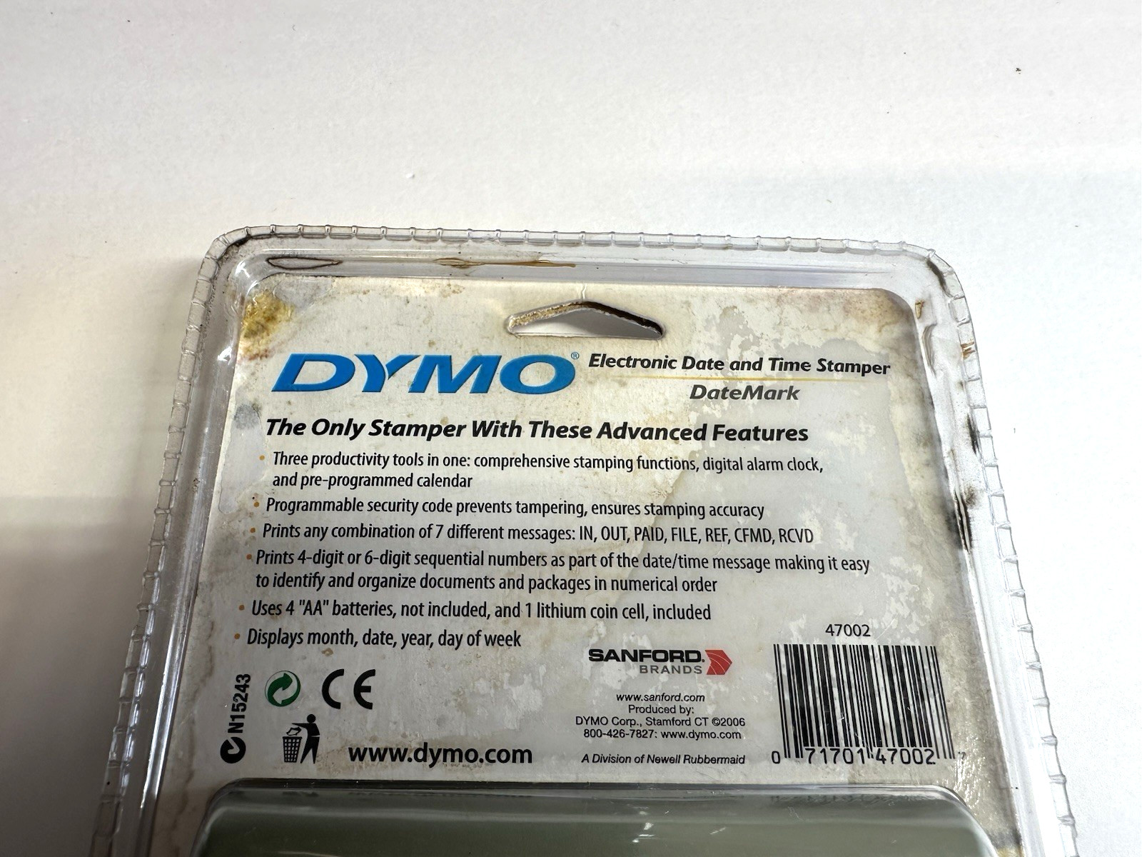 DYMO DateMark Electronic Date and Time Stamper New Sealed Read Description!