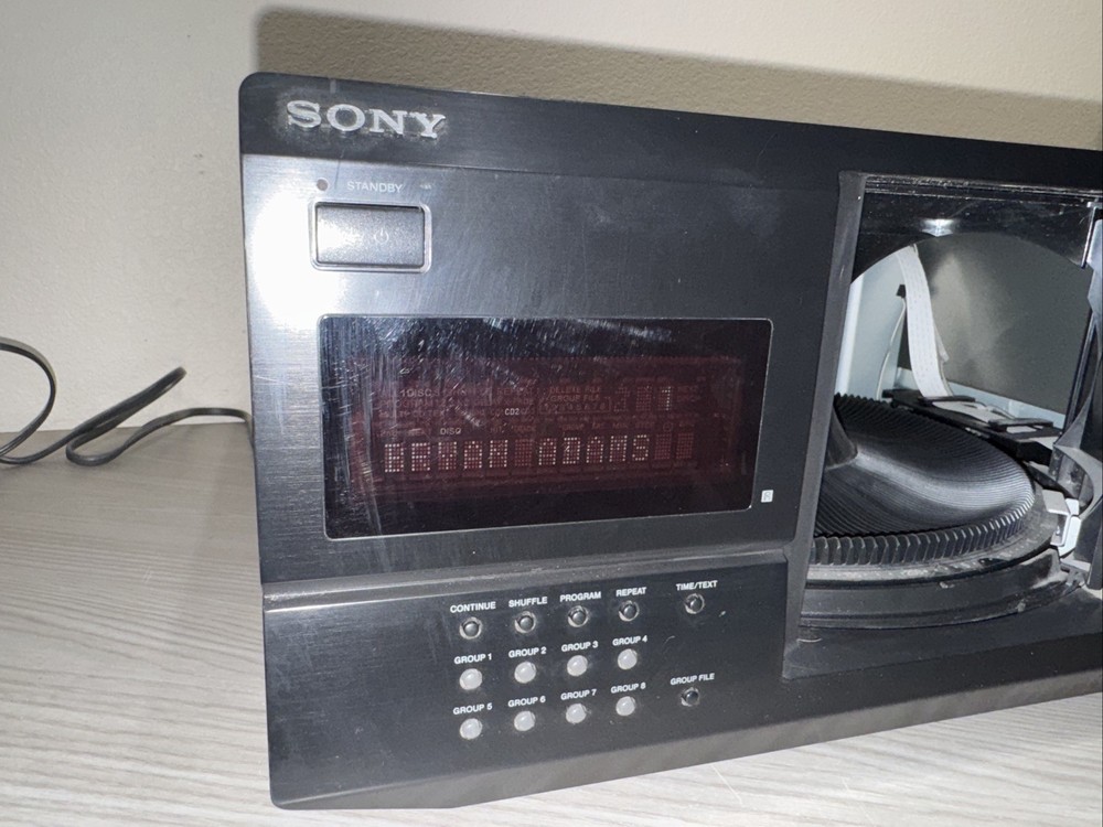 Sony CDP-CX235 200 CD Compact Disc Player Tested & Working No Remote~TESTED