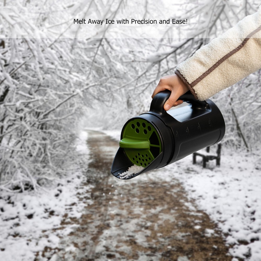 Handheld Seed Spreader Versatile Lawn & Garden Tool Adjustable Shaker