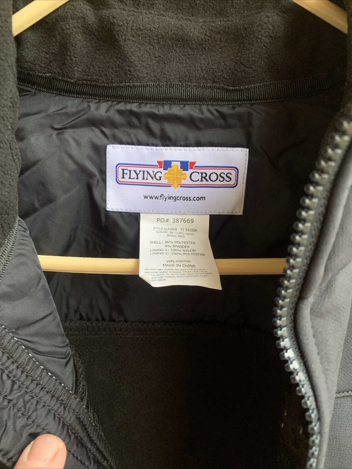 New Flying Cross Softshell Layertech Jacket 54100A, Sm/ Reg, Color: 86/LAPD Navy