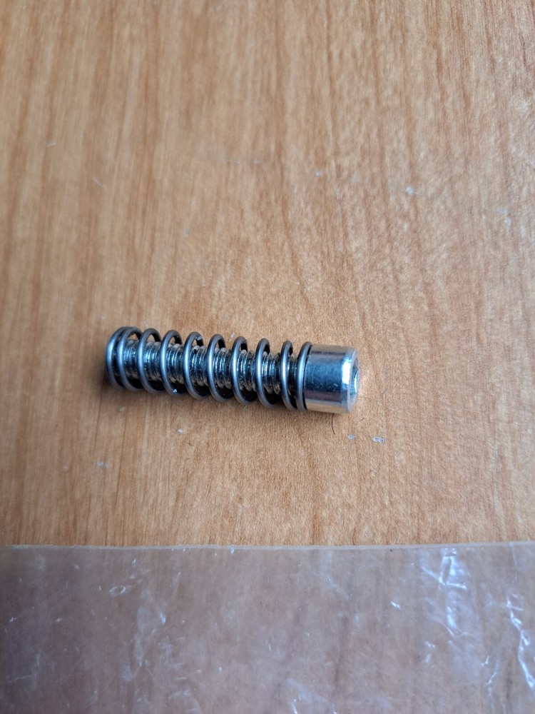 BAUER head SCREW-BOLT with SPRING for manual drain cleaner