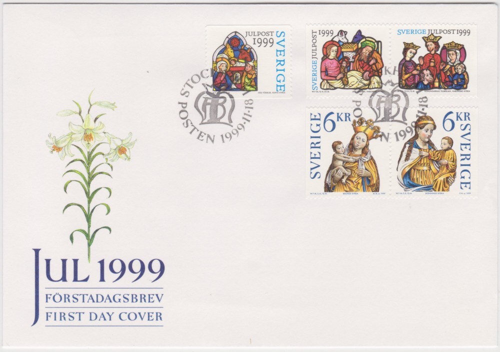 Sweden FDC 1999, Christmas