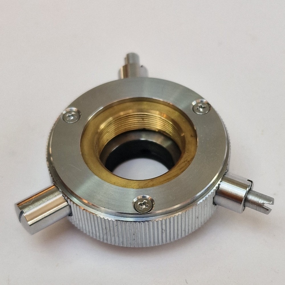 Olympus Microscope Centering Holder For Objective Lens, Excellent Working