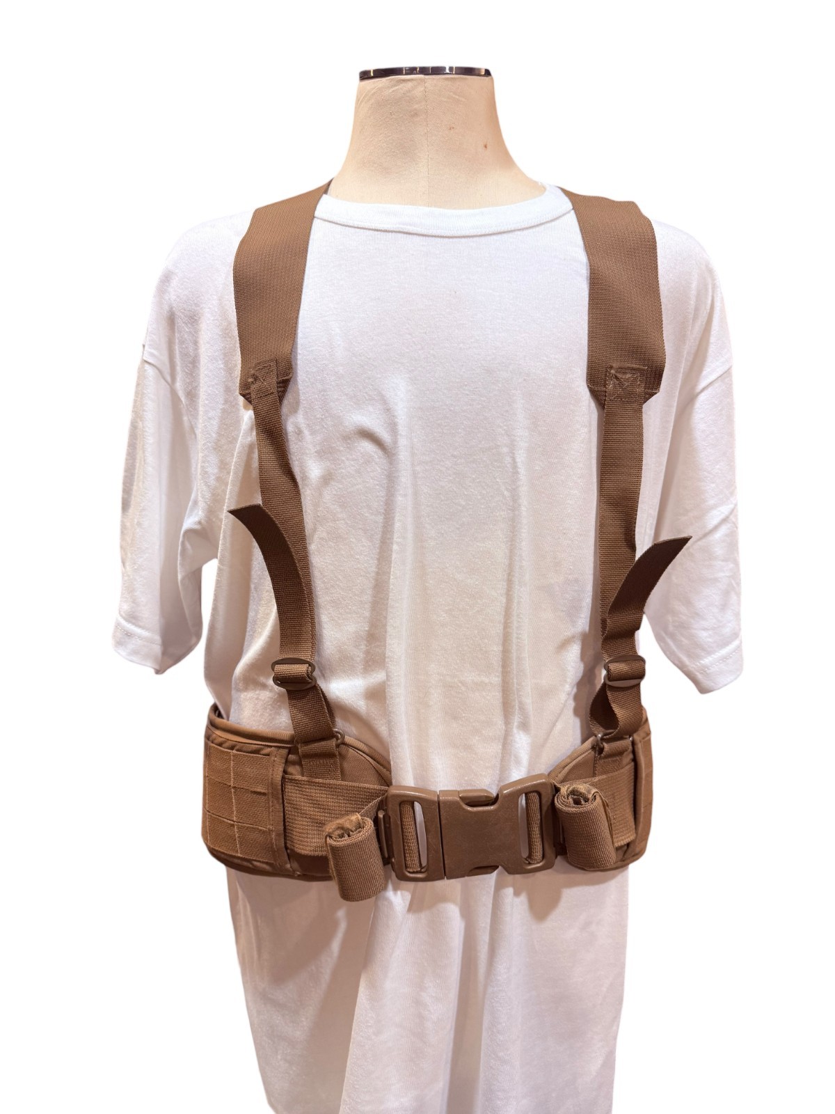 USMC Coyote Sub Belt With Suspenders SMALL War Belt