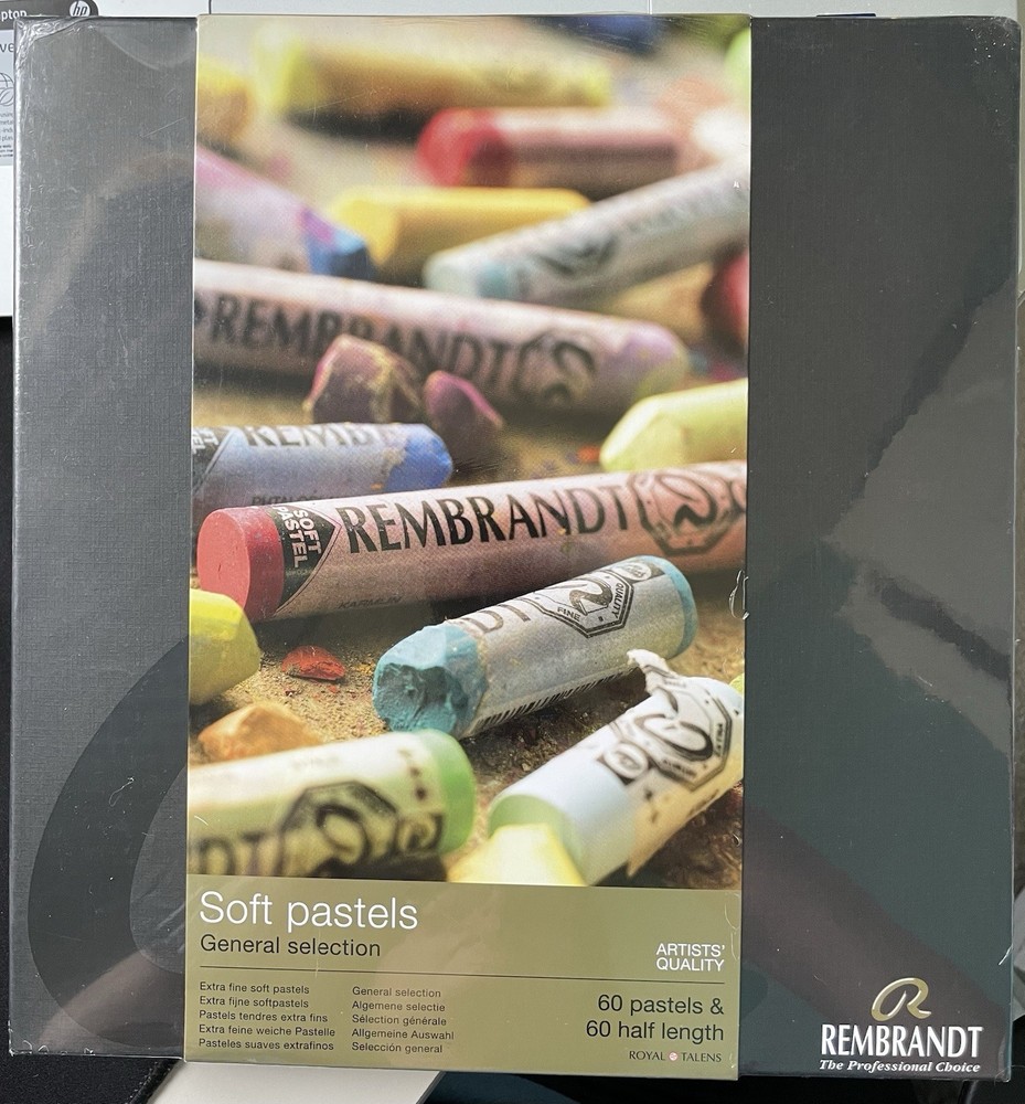 Rembrandt General Selection Soft Pastels Multicolor Set 60 Full & 60 Half Length