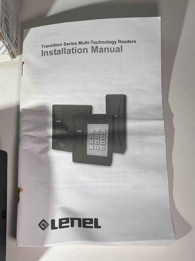 UTC 430210003 Model T-520SW Transition Multi-Technology Access Reader Black NOB