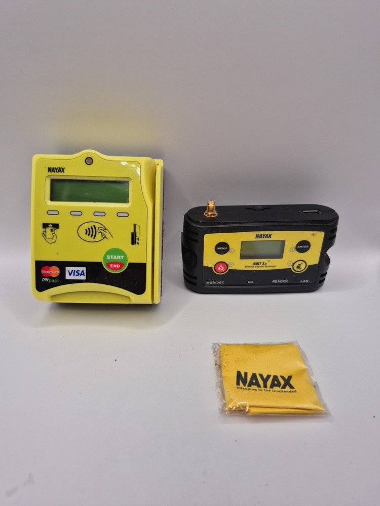 nayax vpos touch credit card reader with Telemetry