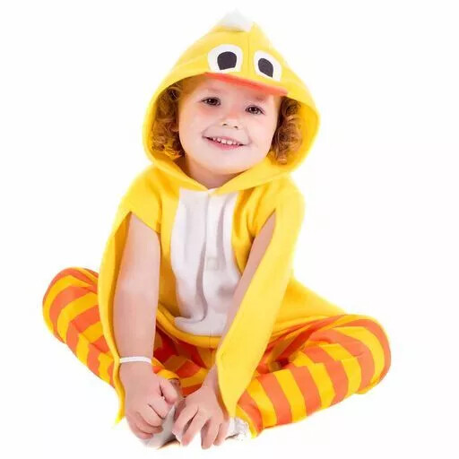 Toddlers Chick Costume 1 - 4 yrs Boys Girls Cute Animal Chicken Halloween