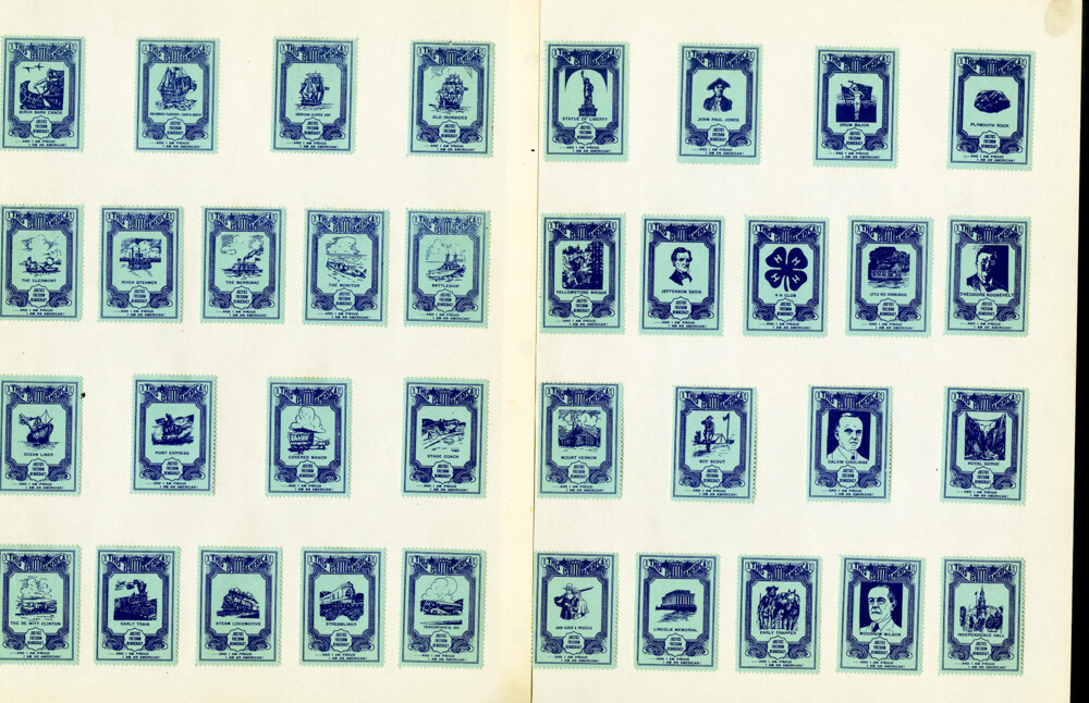 US Labels 84x Diff 1940's "This is America