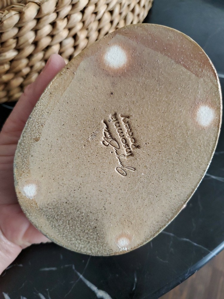 Insomnia pottery lidded dish by Ginger Steele