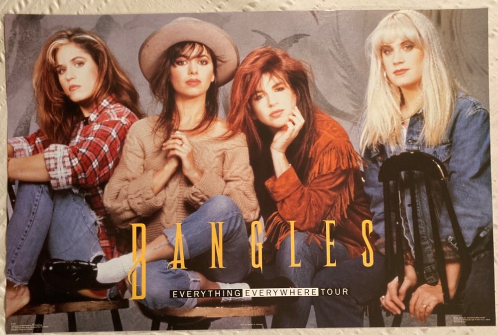 Bangles 1989 Poster Brockum New York City N