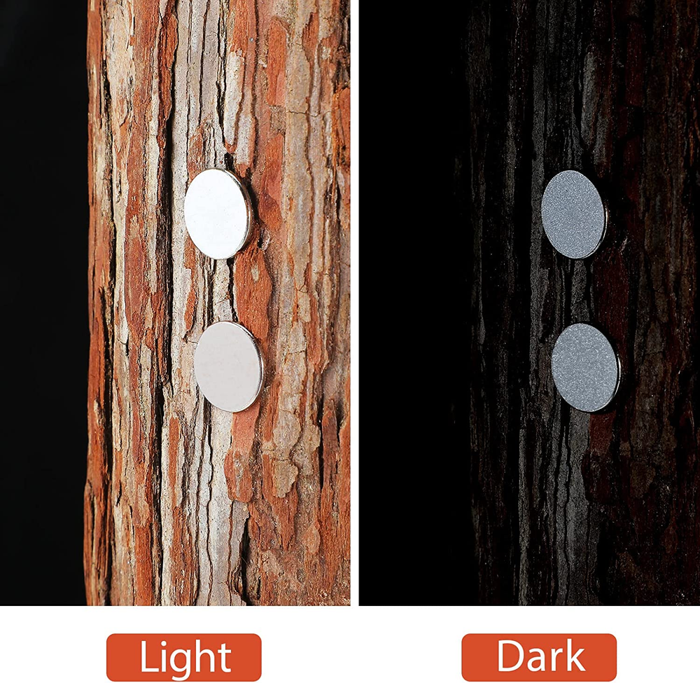 Epakh 200 Pack Reflective Tacks Trail Marking Tacks Glow Tacks Reflective Trail