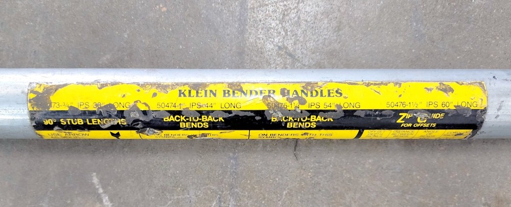 NO. 3 CONDUIT BENDER 1" EMT 3/4" RIGID