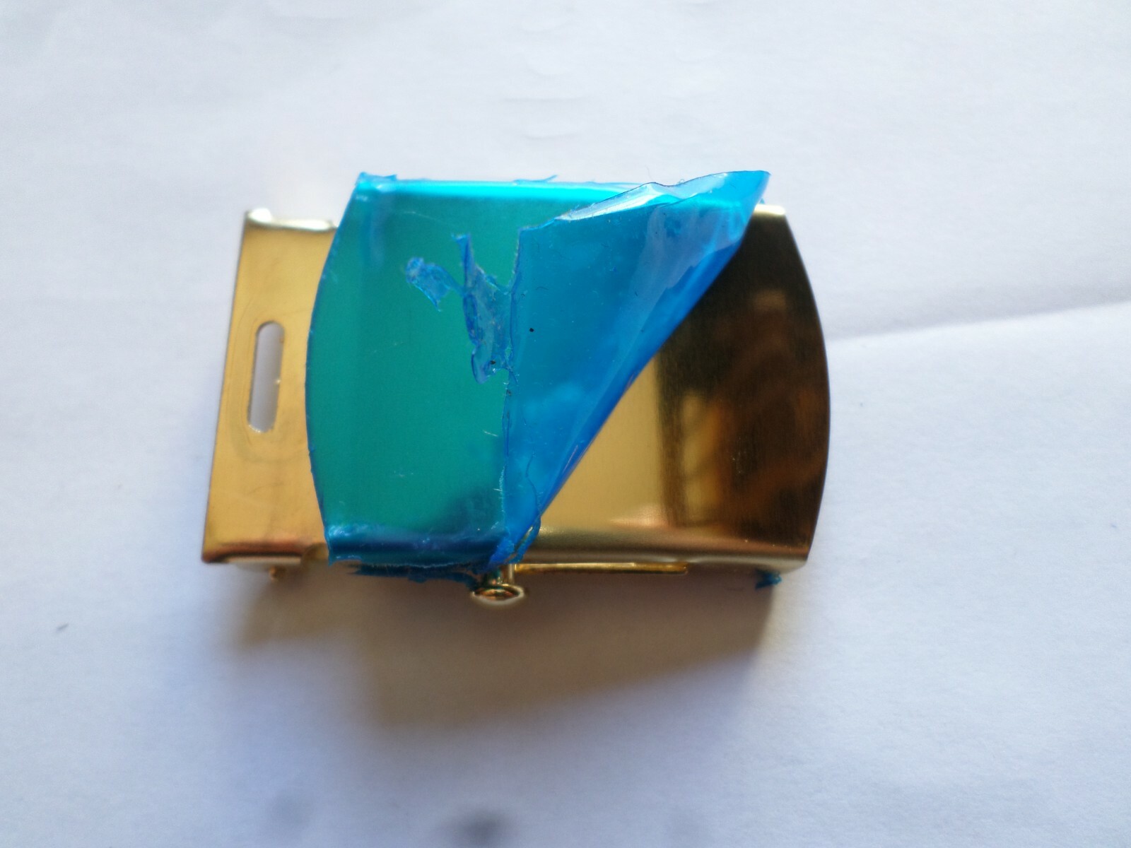 U.S MILITARY BLACK WEB BELT WITH SOLID BRASS BUCKLE U.S.A MADE 54" HEAVY WEB