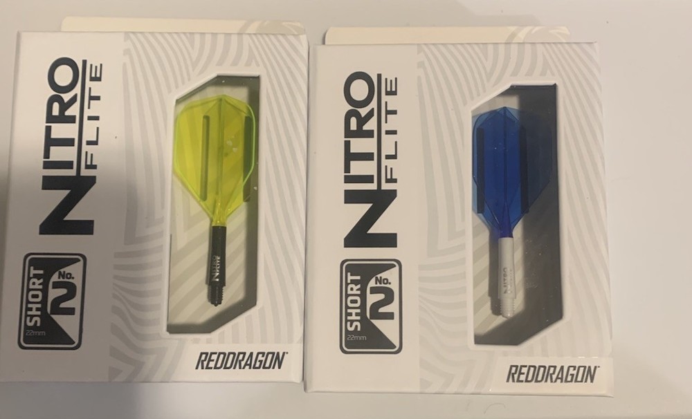 2 Sets Red Dragon-Nitro-Integrated Flight & Shaft No2 Short
