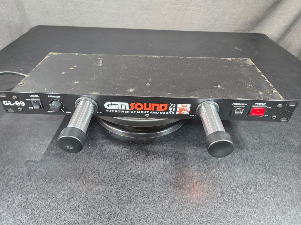 GEM Sound GL-99 Power-Light Module 8 Ac Outlet Working FAST SHIP!💨✅