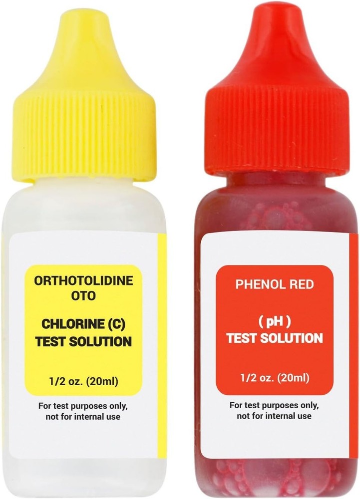 Ultimate Refill Set for Pool & Spa Kits - pH, Chlorine, Bromine Solutions