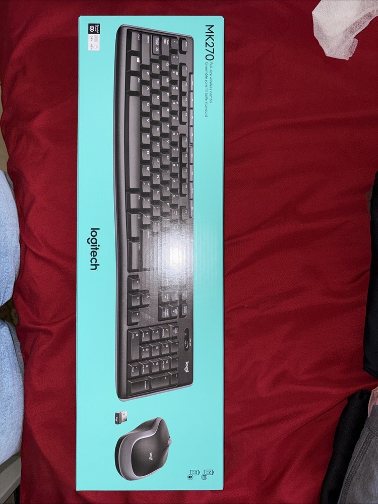 Logitech Wireless Keyboard and Mouse Combo MK270