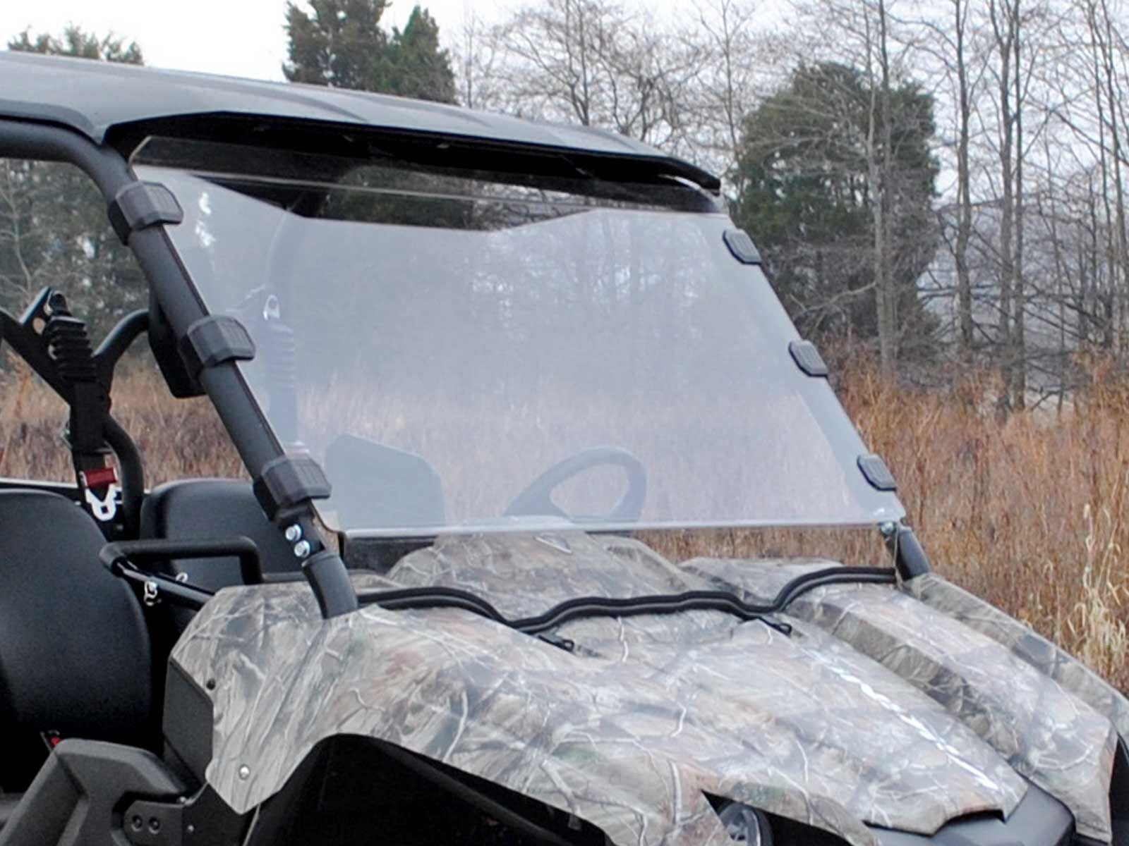 SuperATV Heavy Duty Full Windshield for Yamaha Viking / VI (2014+)