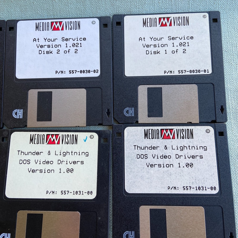 Computer Software Media Vision Sound Forge Thunder Lightning Driver Windows DOS