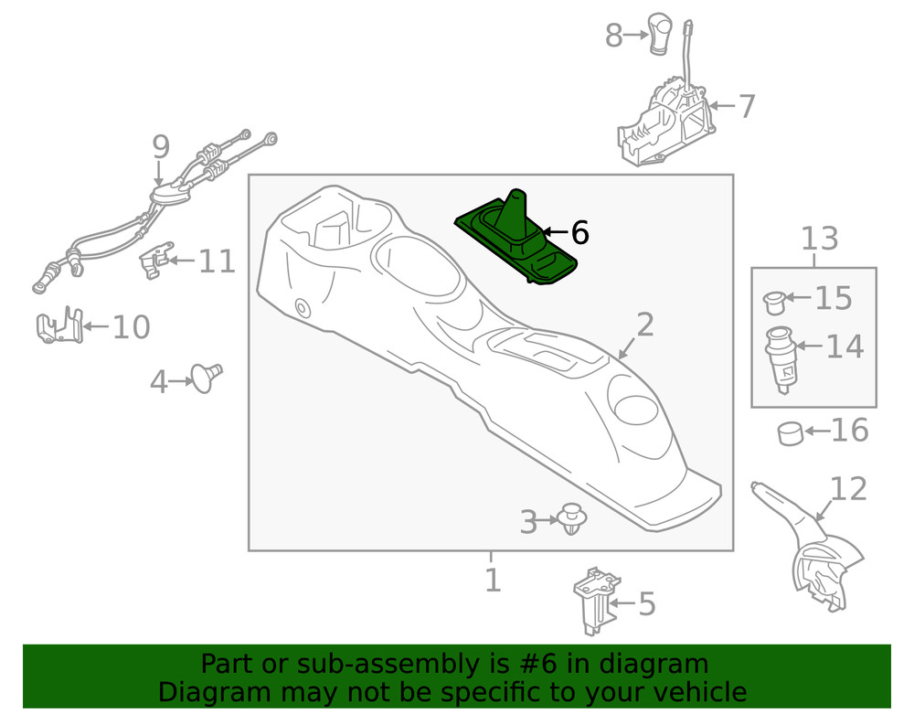 Genuine Nissan Shift Boot 96935-3BA2A