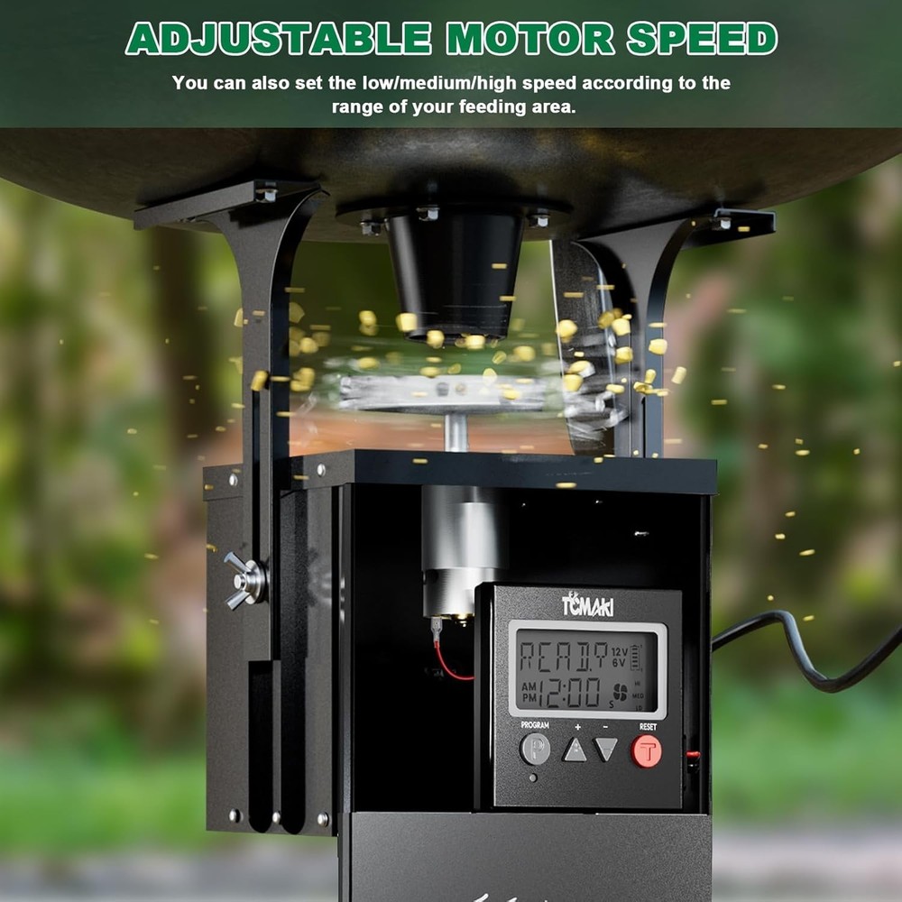 Game Feeder Digital Timer Deer Feeder Timer 6V/12V Kit Goat Feeding 8 Feed Time