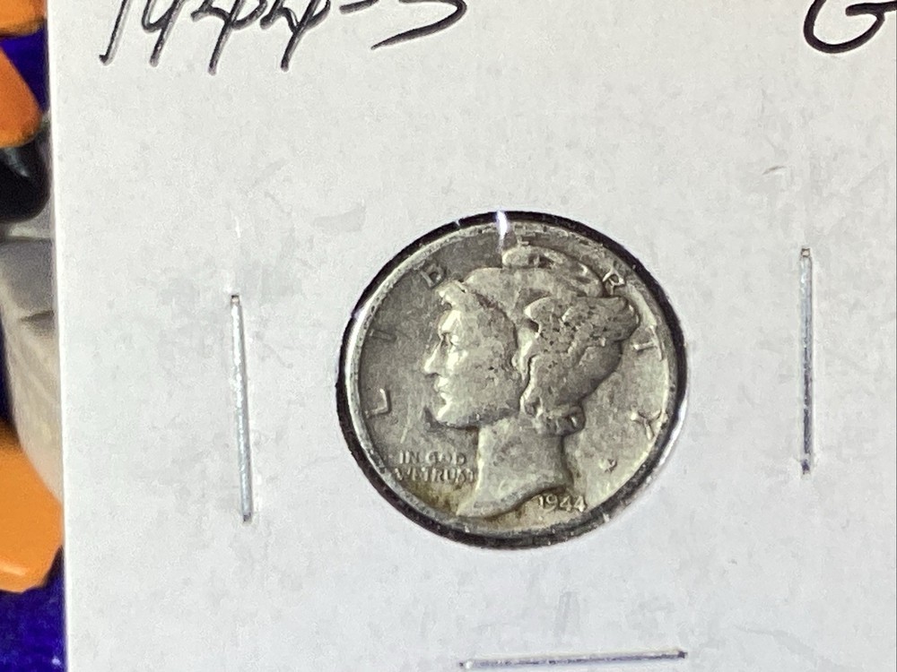 1944 S MERCURY DIME