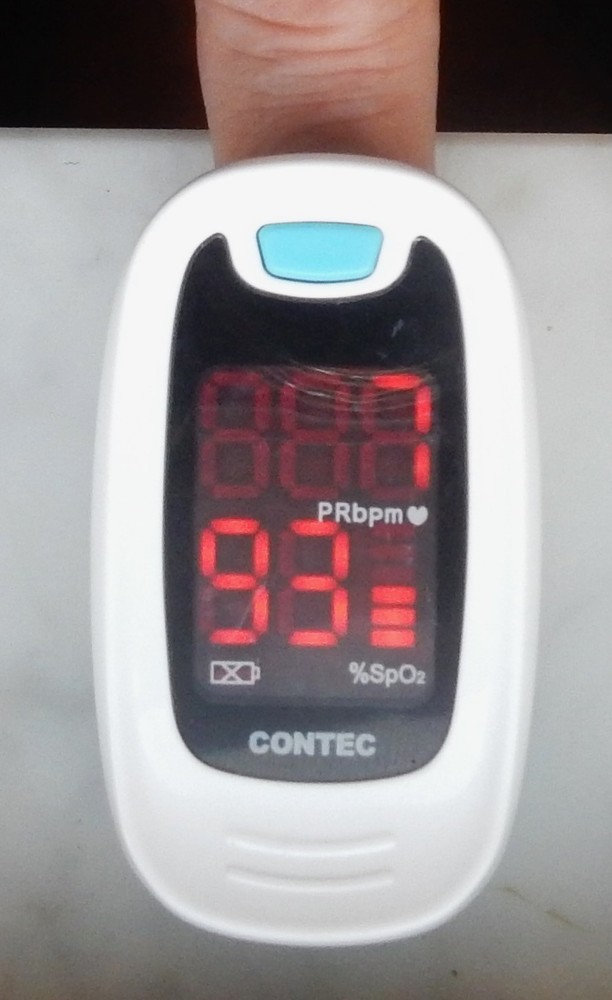 CONTEC LED CMS50M Pulse Oximeter SpO2 and PR Value Waveform Blood Oxygen