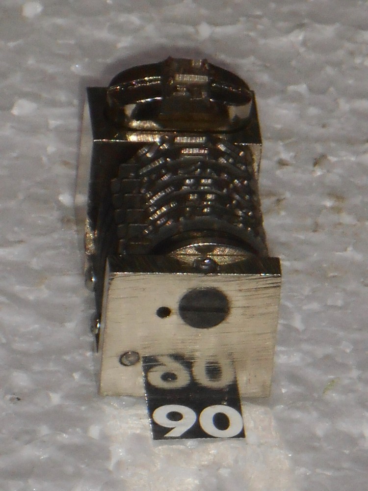 Reverse letterpress numbering machine | 90
