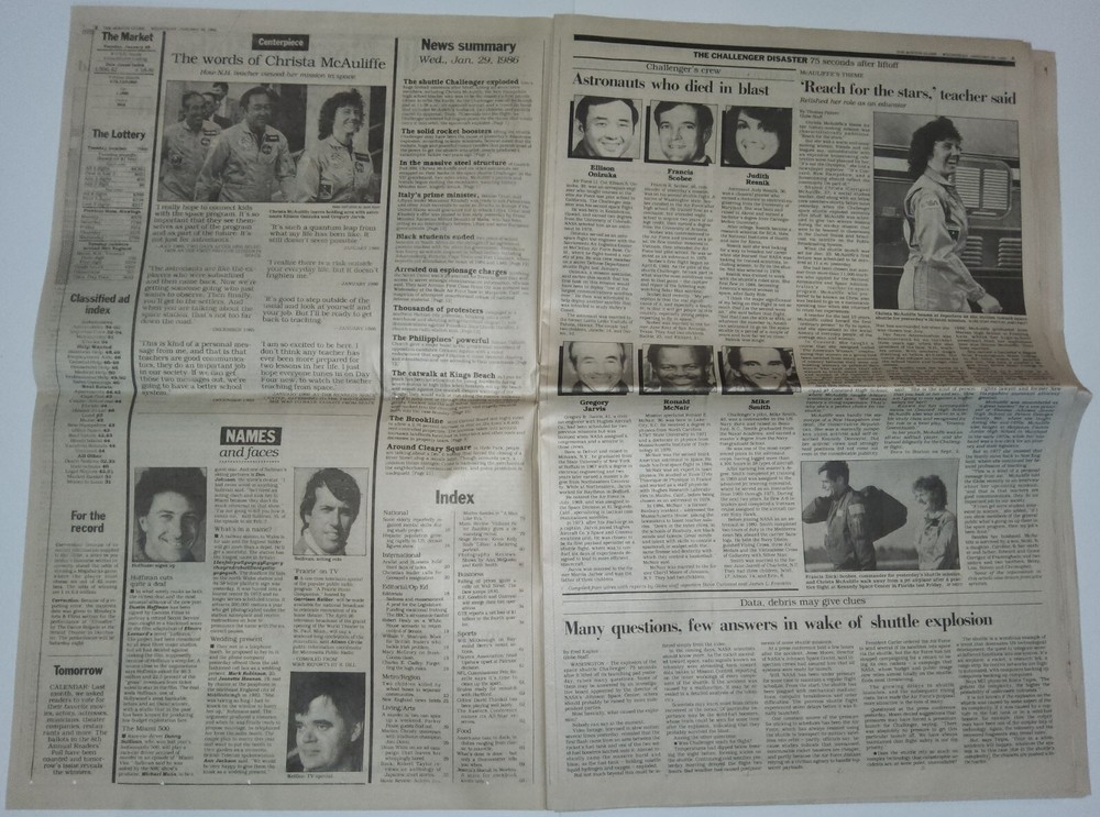 1970-1986 Newspapers: Eclipse, Viking Lands, Space Shuttle Challenger Explodes