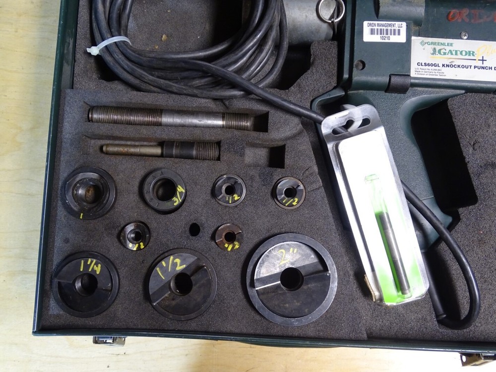 Greenlee Gator Knockout Punch Driver Kit , CLS60GL