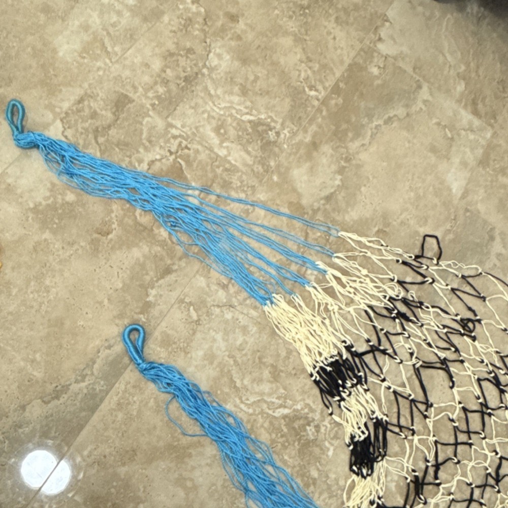 Blue and Black Hammock