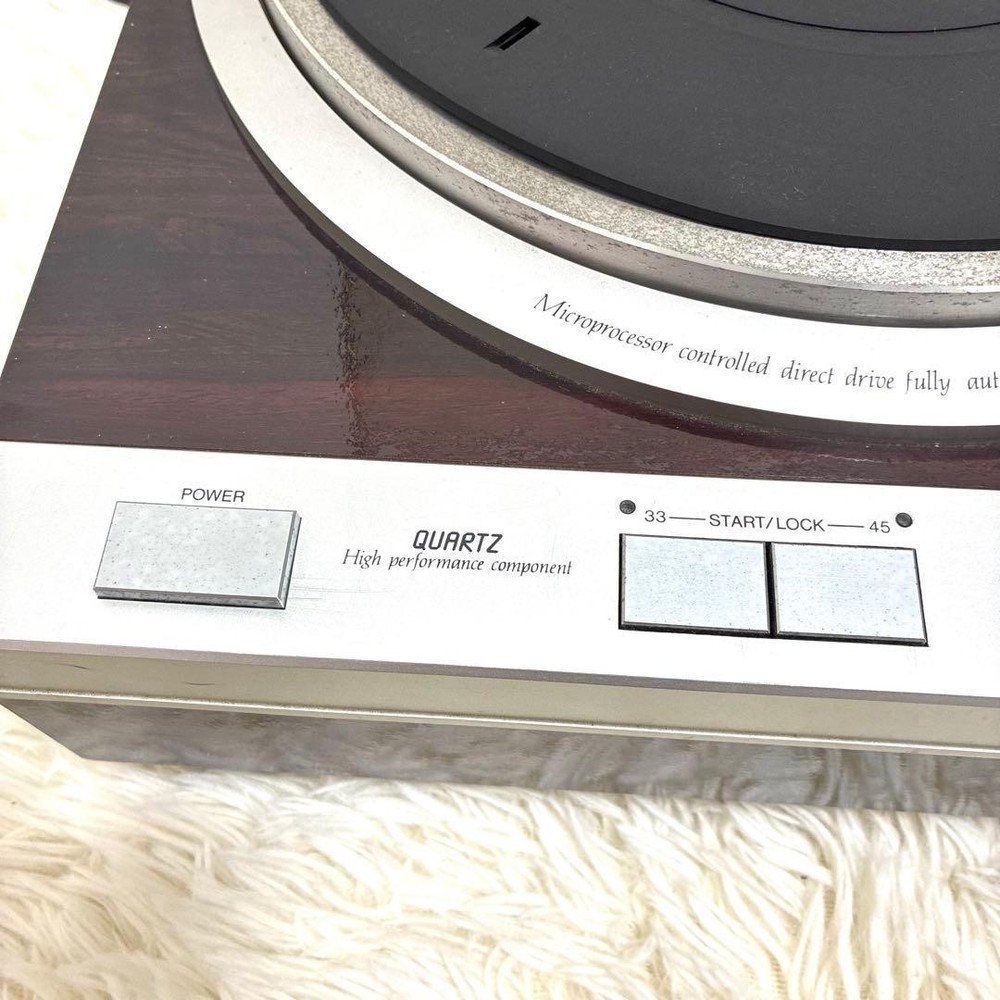 DENON DP-47F Fully Automatic Direct Drive Turntable Record Player Audio Used