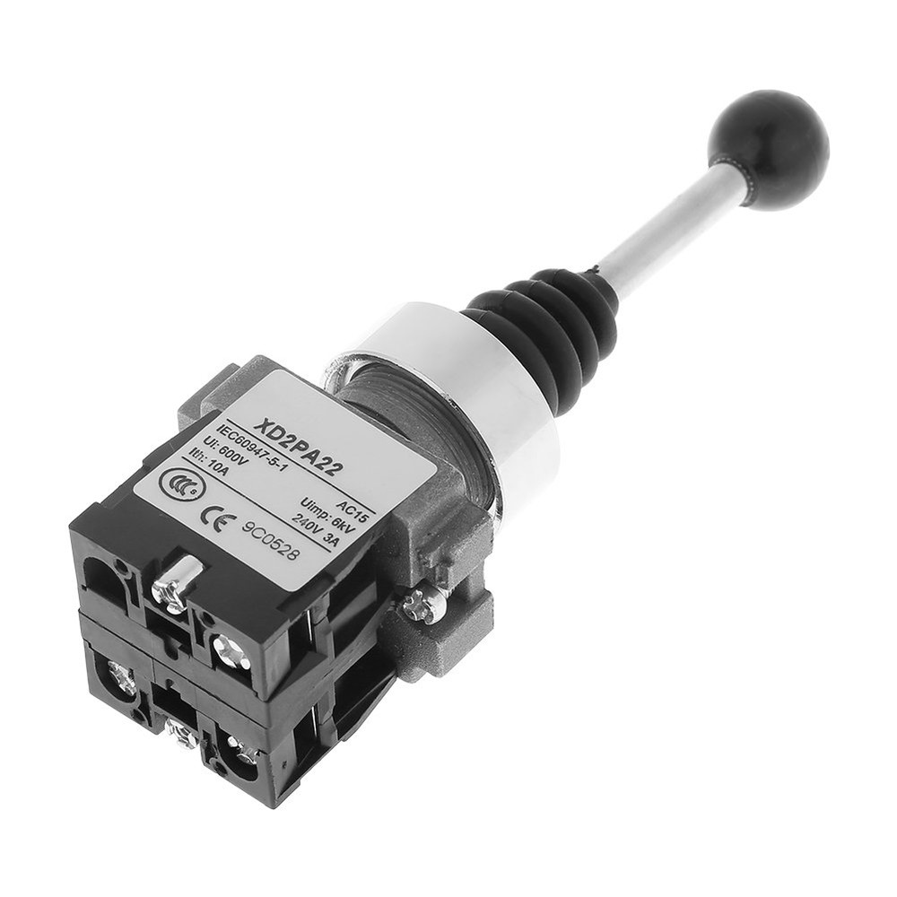 Oumefar 1Pcs Joystick Switch 2 Position Spring Return Momentary Switch Joystick