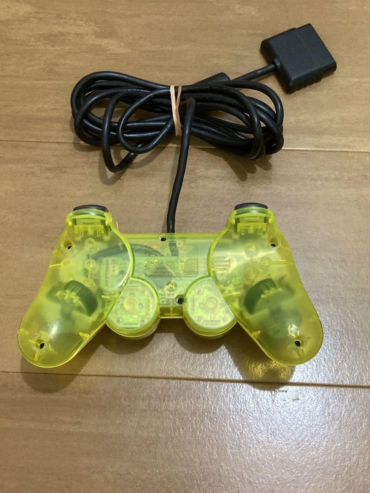 SONY PlayStation 2 PS2 Official Controller DualShock 2 Lemon Yellow