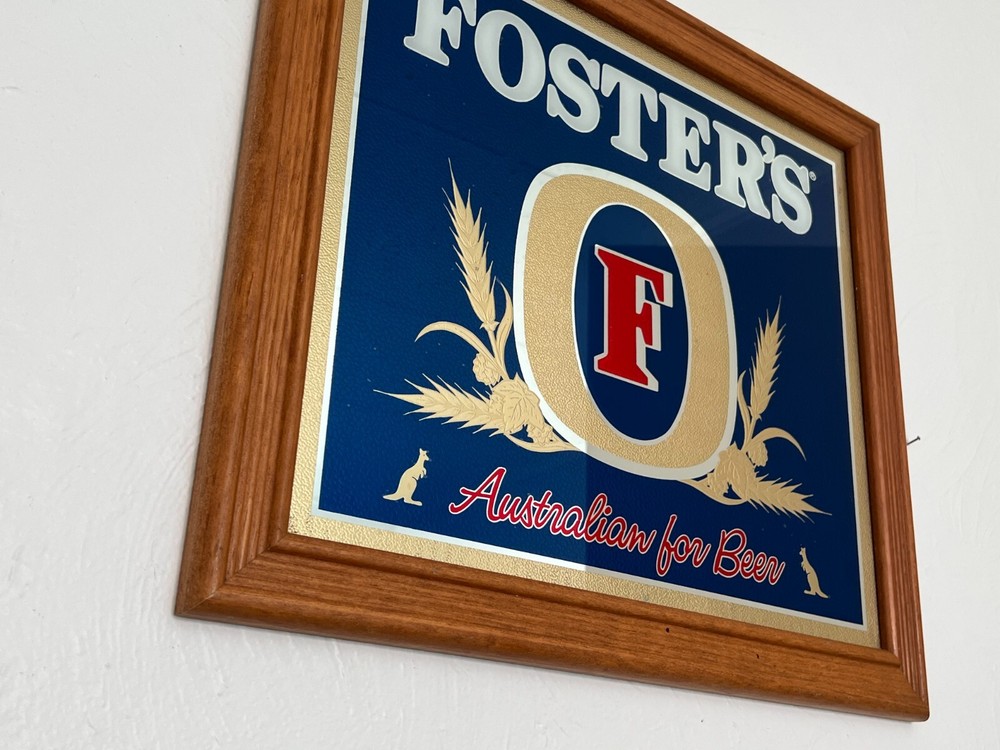Foster's Deep Blue Australian Beer Mirror