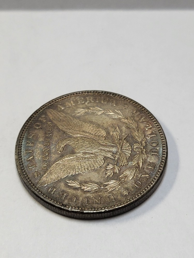 1897 BU Morgan Silver Dollar TONED