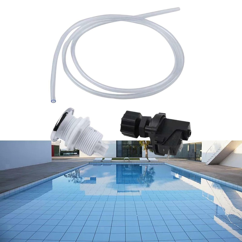 Air Pump Push Button Switch Jet Compatible Hose for Tub