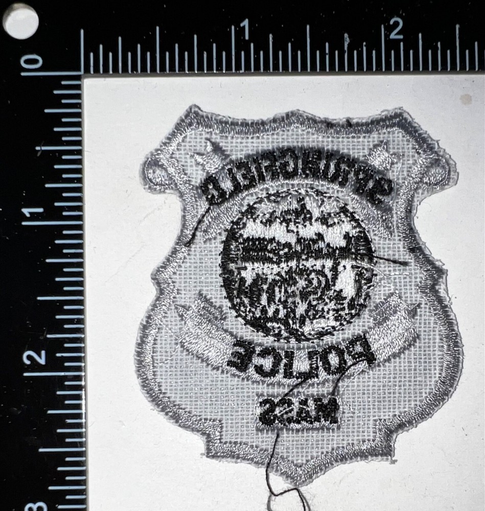 Springfield MA Massachusetts Police Department Patch