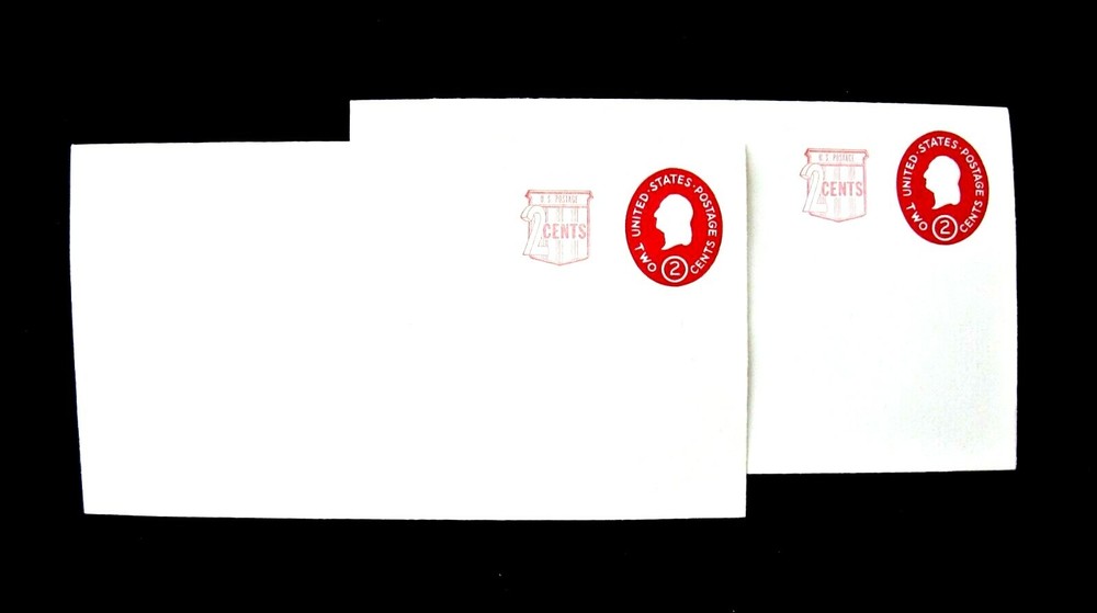 Mint Scott #U538, Size 13 - 2 cent Envelopes with 2 cent Surcharge - stock #U49