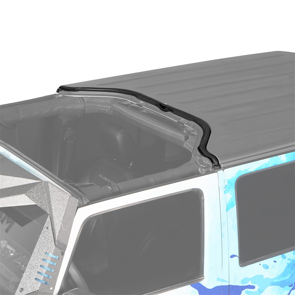 Hard Top Front Seal Water Sound Reduction For 2007-2018 Jeep Wrangler JK 4-Door